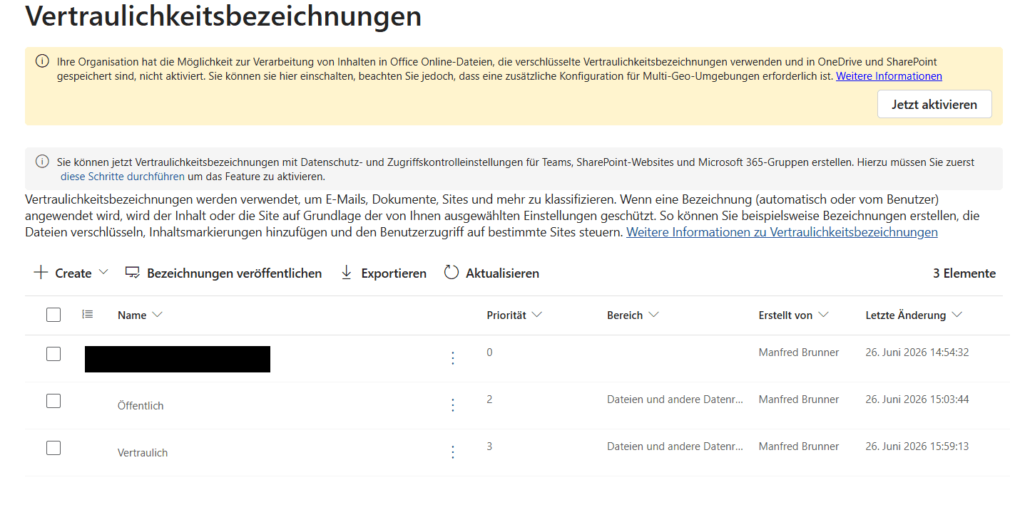 Microsoft Purview sensitivity labels